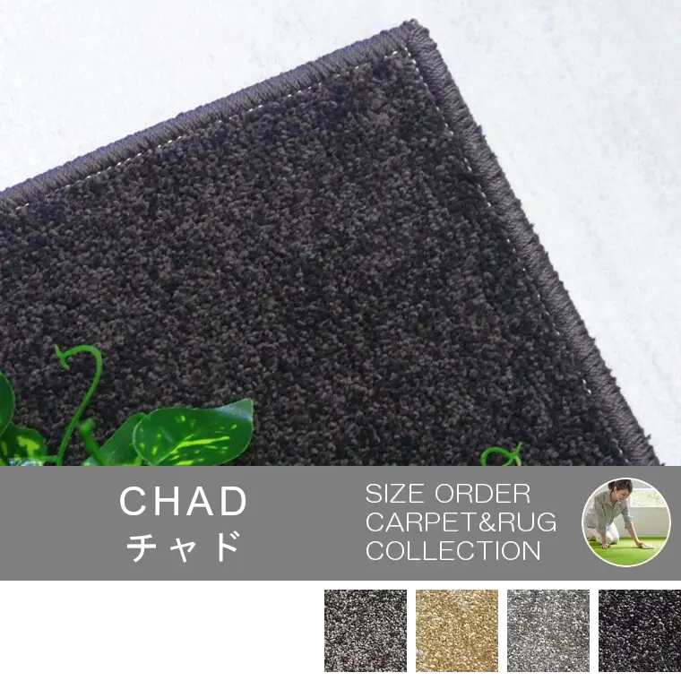 さらっとした感触！ショートシャギーカーペット「CHAD/チャド」